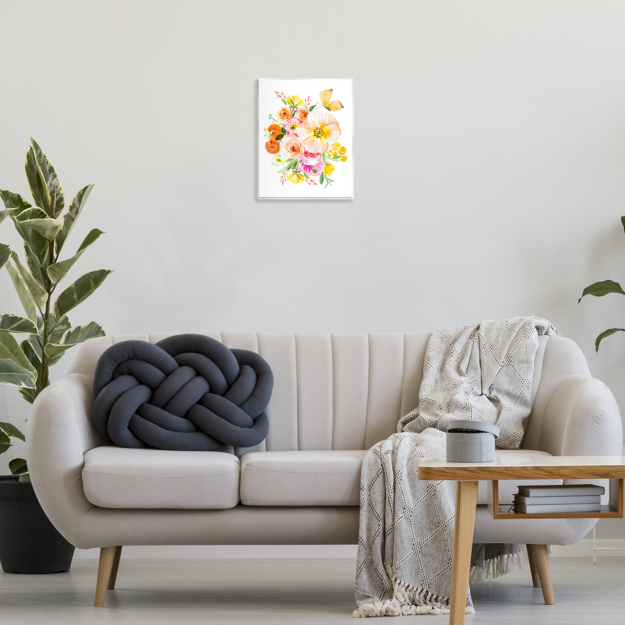 Stupell Industries Varied Flower Bundle Botanical & Floral Painting Unframed Art Print Wall Art, 11 x 14