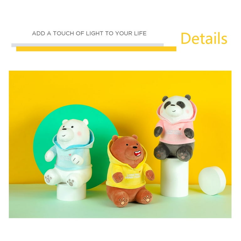 MINISO We Bare Bears Stuffed Animals Plush Toy Stuffed Panda