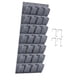 thumbnail image 3 of Organizador para colgar en la puerta, organizador para guardar joyas y zapatos, ideal para armario. Borde gris, 3 of 9