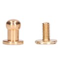 thumbnail image 4 of Round Head Rivets,200 Sets Chicago Screws Leather Rivets DIY Leather Rivets Smooth Operation, 4 of 5