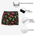 thumbnail image 3 of Xecao Sweet Red Cherry Print Men's Underwear Boxer Briefs Pack - Your ComfortSoft, Moisture-Wicking, and Breathable Choice for Men's Underwear-Small, 3 of 5