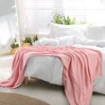 thumbnail image 3 of Unique Bargains Couverture Jetée Tricotée Douce 100 % Coton Unie pour Canapé Sofa Chambre, 3 of 10