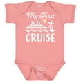 thumbnail image 3 of Inktastic My First Cruise with Cruise Ship and Palm Trees Boys or Girls Baby Bodysuit, 3 of 5