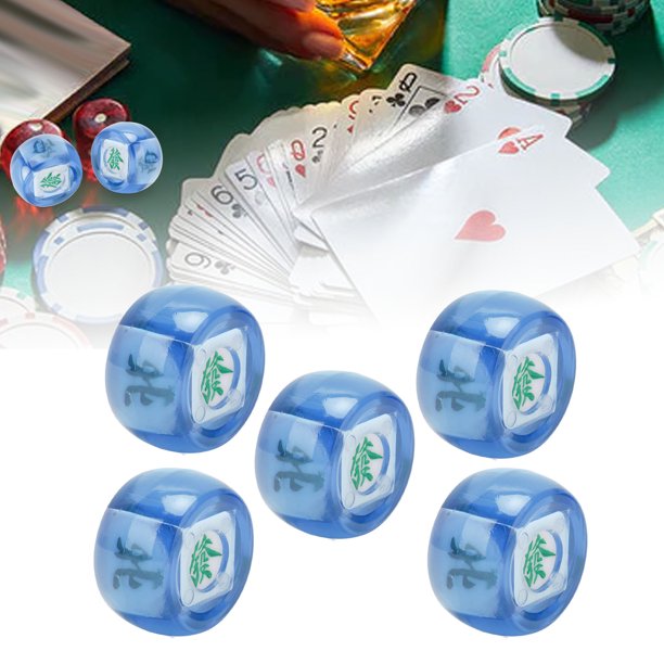 Dados 5 Uds Mahjong Dirección Del Viento Dados Este Suroeste Norte Esfera Juego De Entretenimiento Dados