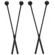 thumbnail image 5 of HAMPPLIES 2Pares De Para Marimba De Goma Y Plástico Negro Accesorio Musical Resistente, 5 of 8