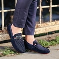thumbnail image 2 of Mocasines suaves de estilo veraniego a la moda para hombre, zapatos de cuero de alta calidad, zapatos planos para hombre, zapatos de conducción casuales Gommino (27 cm), 2 of 3