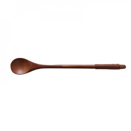 

Wooden Mixing Spoon Long Handle Tape Mixing Spoon Long Handle Spoon for Ice Cream Coffee Milkshakes Juice Tea Drink