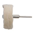 thumbnail image 2 of 2XWhite Yellow Shape Handle Mirror Polishing Cotton T Style Polish Buffing Wheel, 2 of 10