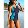 thumbnail image 5 of Sociala Swimming Costume Women Tummy Control Swimwear Athletic One Piece Swimsuit Racerback Padded Bathing Suit, 5 of 6