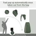 thumbnail image 4 of Outsunny Pop Up Shower Tent for Outdoor Camping Beach, Army Green, 4 of 10