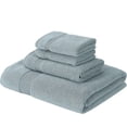 thumbnail image 6 of Modern Threads Otis Chevron Jacquard 6-Piece Cotton Towel Set, Haze, 6 of 10