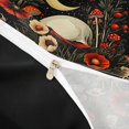 thumbnail image 3 of Homewish Death Skull Twin Duvet Cover, Hippie Mushroom Flower Twin Bedding, Black Reversible 2pcs, 1 Duvet Cover and 1 Pillowcase, 3 of 5