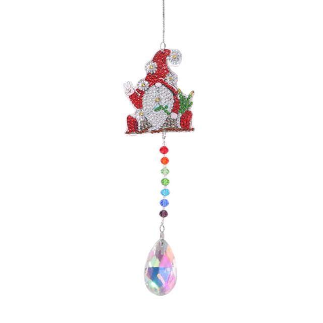 Wdftyju Diamond Painting Wind Chime 5D Crystal Dream Light Catcher Colgante (AA901) Wdftyju 5ak9fk1lp5cc6hs2D09