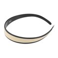 thumbnail image 5 of Unique Bargains 1 Pc Simple Anti-slip Headbands for Women Beige Black, 5 of 6