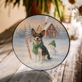 thumbnail image 3 of Hello Winter Vintage Rat Terrier Enjoys Snowy Day with Snowman Stained Glass Suncatcher Ratty Dog Lover Window Hanging Sign Decor - 12019, 3 of 5