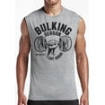 thumbnail image 2 of Gymish Bulking Season V2 Gym Muscle Tank Top – Funny Workout Tank for Men, Sleeveless Lifting Shirt, Athletic Gym Wear, 2 of 5