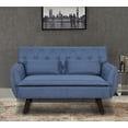 thumbnail image 2 of Nicolasa Linen Tufted Loveseat, 2 of 2