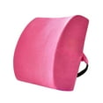 thumbnail image 4 of MERIGLARE Back Support Pillow Improve Sitting Posture Back Cushion for Sofa Gaming Car Rose Red, 4 of 9