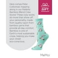 thumbnail image 7 of MeMoi Rabbits Bamboo Blend Crew Socks - Mens - Male, 7 of 7