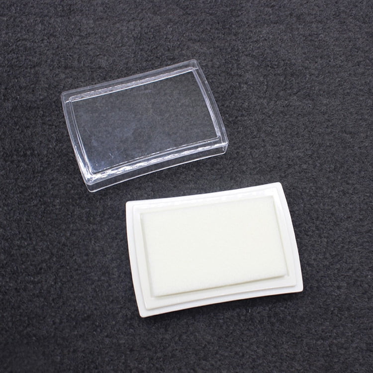10pcs Office Washable Fingerprint Ink Pads Blank Diy Ink Pads Blank