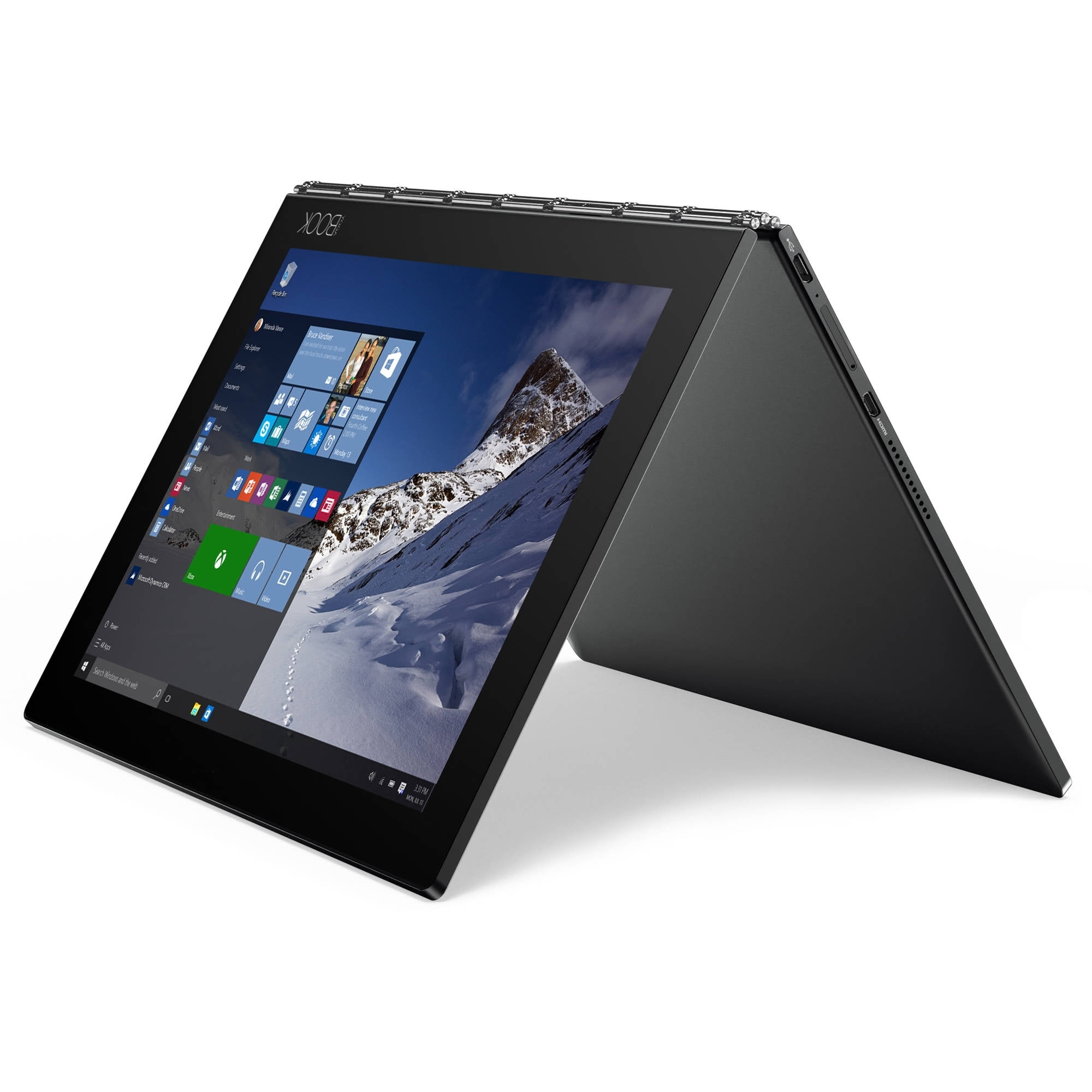 Lenovo Yoga Book YB1-X91F Intel Atom x5-Z8550 X4 1.44GHz 4GB 64GB, Black  (Certified Refurbished) - Walmart.com
