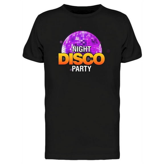 Night Disco Party T-Shirt Men -Image by Shutterstock, Male x-Large