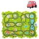 thumbnail image 2 of Juguetes de rieles de ranura para niños, pistas de carreras para niños, juego de pistas educativas STEM, riel 12 piezas de la ciudad, 2 of 7