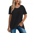 thumbnail image 2 of Women's Cotton Short-Sleeved T-Shirt 16 Colors, 2 of 17