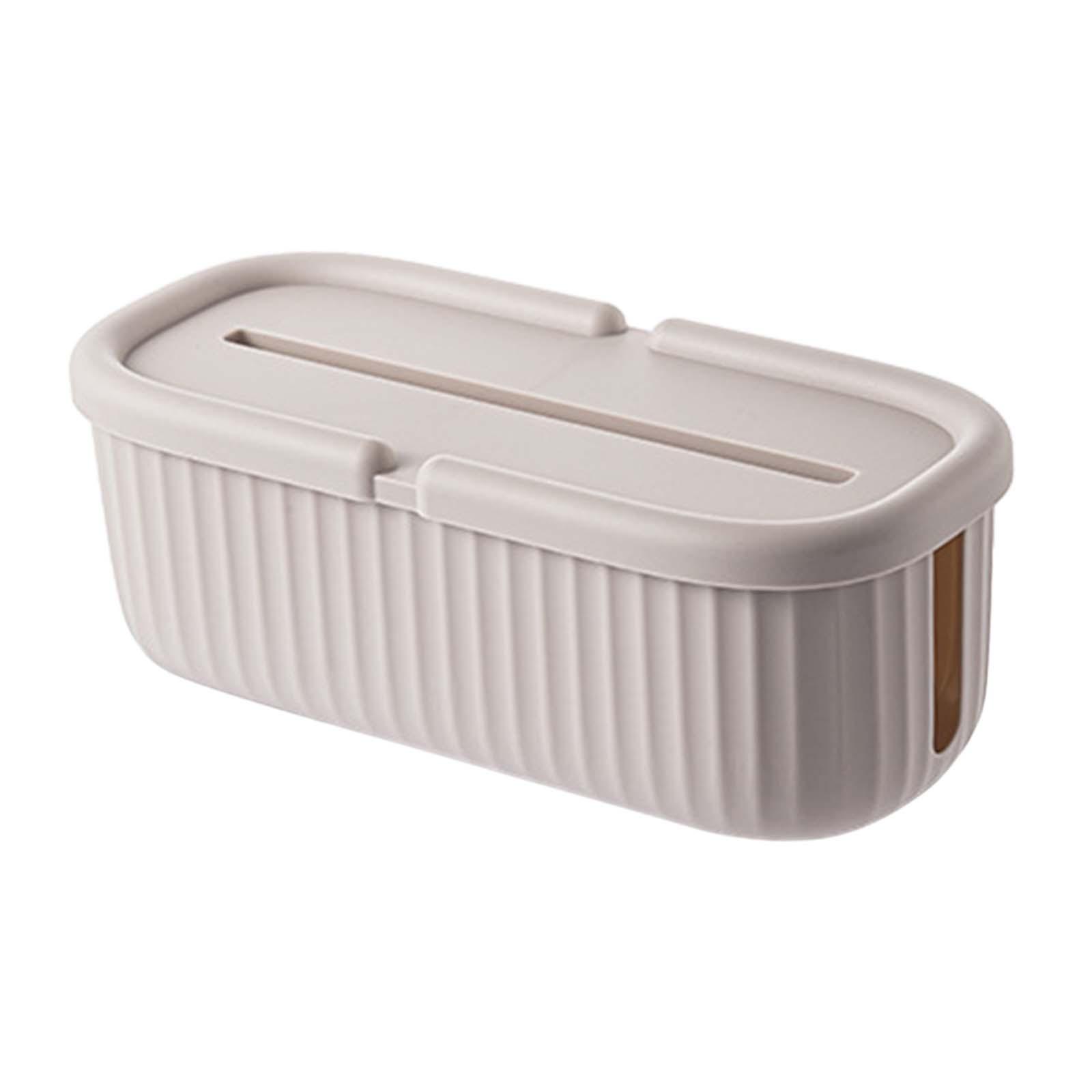 Fiocias Cables Management Box Cables Storage Hide Conceal Strips Sturdy Sleek Cord Hider Khaki