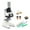 White-WH-home supplies, variant on KTTECTOA Early Childhood Education Biological Science HD 100X 400X 1200X Microscope Toy Primary School Children's Experimental Equipment Clearance Outdoor Toys Canada Days Girl Toys