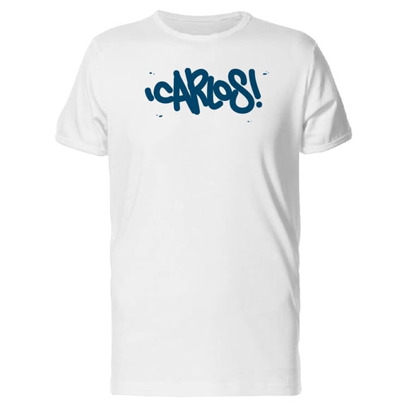 Graffiti Style Carlos! Tee. Men's -Image by Shutterstock