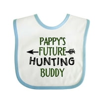 Inktastic Pappys Future Hunting Buddy Boys or Girls Baby Bib