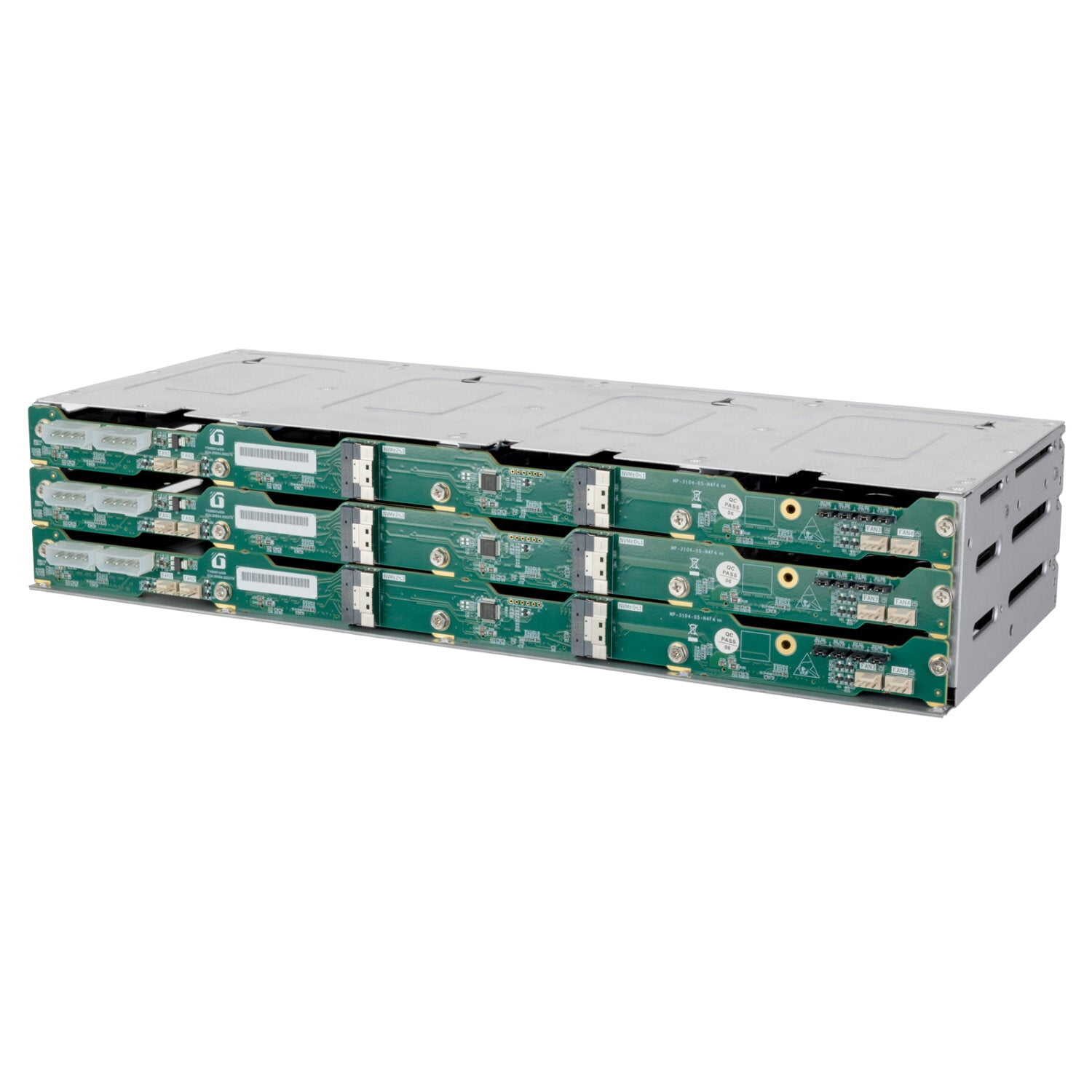 SilverStone RM61-312 6U 12-Bay Rackmount Chassis equipped with dual PSU