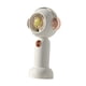 thumbnail image 3 of Ventilador de escritorio portátil con nebulización, mini ventilador recargable con ajuste de 3 velocidades. Blanco, 3 of 9