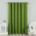 thumbnail image 1 of Quality Home Wide Basic Bronze Grommet Blackout Curtain - Green - 80"W X 96"L (Single Panel), 1 of 3