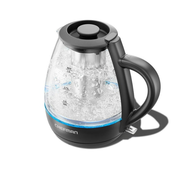 Chefman, Rapid-Boil 1L Kettle with Removable Tea Infuser