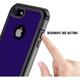 thumbnail image 4 of Étui iPhone 7/8, Étui Ultra Protectrice avec Protecteur d'Écran Intégré, Couverture Complète pour iPhone 7 2016 / iPhone 8 2017 (Bleu Marine), 4 of 7