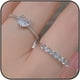 thumbnail image 1 of Anillos de oro delicados para mujer, anillos finos de corazón para niñas, alianzas de boda ajustables para mujer, anillo apilable de circonita, lindos regalos de joyería, 1 of 4