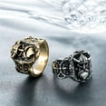 thumbnail image 6 of RSAMD Mens Viking Stainless Steel Ring Runes Compass Adjustable Ring Nordic Jewelry-10-#9-G, 6 of 9