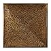 thumbnail image 3 of MY SWANKY HOME Large Bronze Metal Wall Sculpture Square | Textured Pierced Rustic Modern Iron, 3 of 4