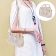 thumbnail image 6 of 1pc Straw Small Bag Single Shoulder Bag Beach Bag with Removable Shoulder Strap, 6 of 8