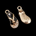 thumbnail image 4 of yuksok 5 Pcs Diamond Inserted Fashion Shoe Design Charms Jewelry Making Findings Craft black, 4 of 9