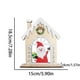 thumbnail image 3 of Hogar y cocina, Decoración del hogar, Decoración navideña, Decoraciones navideñas de casas de madera para mesa de escritorio, Decoración festiva para fiestas, Adorno de madera, 3 of 6