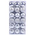 thumbnail image 4 of 36 adornos navideños para árbol de Navidad, colgantes irrompibles, adornos para manualidades Plata, 4 of 9