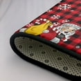thumbnail image 5 of Shaggy Area Rug, Vintage Santa Skiing Red Plaid Rugs for Living Room Bedroom Non Slip Door Mat Indoor Carpet Machine Washable Nursery Home Decor Floor Mats for Entryway 60x39in, 5 of 5