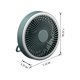 thumbnail image 3 of Ventilador de techo recargable USB con luz - Ventilador portátil colgante, 3 velocidades, luz nocturna regulable para interiores exteriores, blanco azul verde, 3 of 5