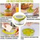 thumbnail image 2 of Exprimidor manual multifunción 4 en 1, exprimidor de mano de naranja, limón y cítricos Separador de huevos con 2 escariadores antideslizantes, colador, rallador y taza medidora (13 oz), 2 of 5