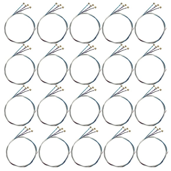 80Unids Un Conjunto de Violin Cuerdas E-A-D-G Base Acero + Niquel Herida Exquisito de Cuerda El Instrumento Musical Piezas Accesorios