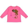 thumbnail image 3 of Inktastic 3rd Birthday 3 Year Old Cowgirl Girls Long Sleeve Toddler T-Shirt, 3 of 5