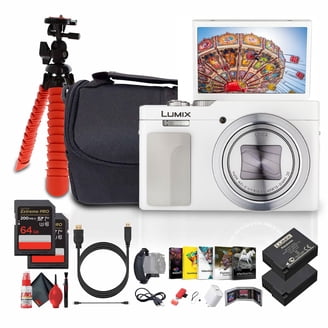 Panasonic Lumix DC-ZS200 4K Wi-Fi Digital Camera (Silver